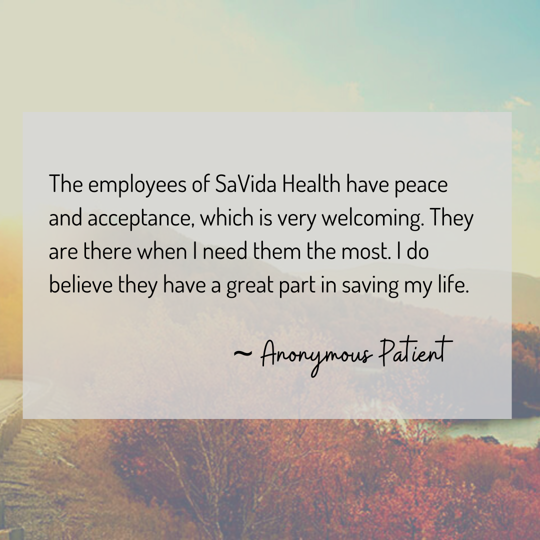 Patient Testimonial Anonymous