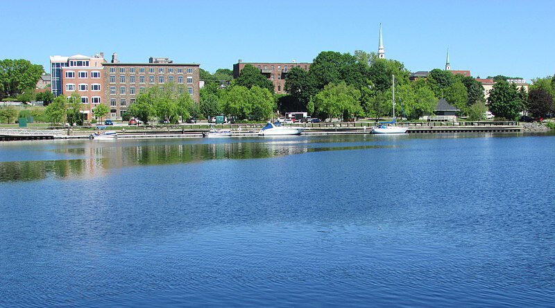 Bangor waterfront as seen from Brewer Maine image 1