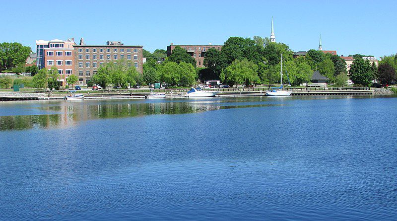 Bangor waterfront as seen from Brewer Maine image 1